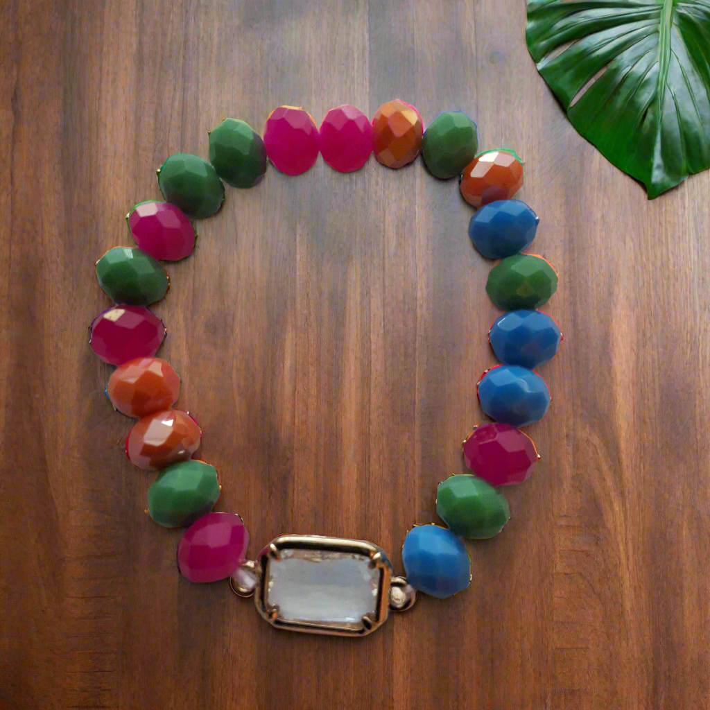 Multi-color Charm Bracelet Style # 688