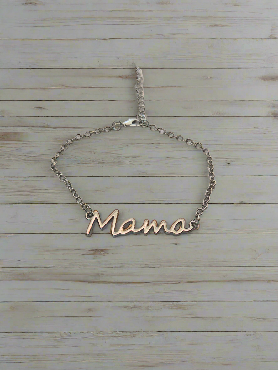 Silver Mama Bracelet Style # 805