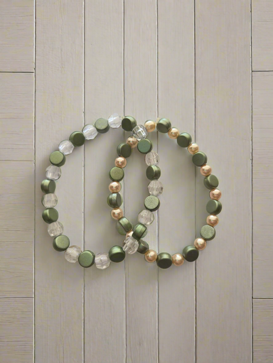 Green Bracelet Set Style # 231