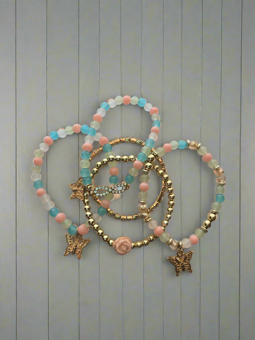 Multi-color Bracelet Set Style # 964