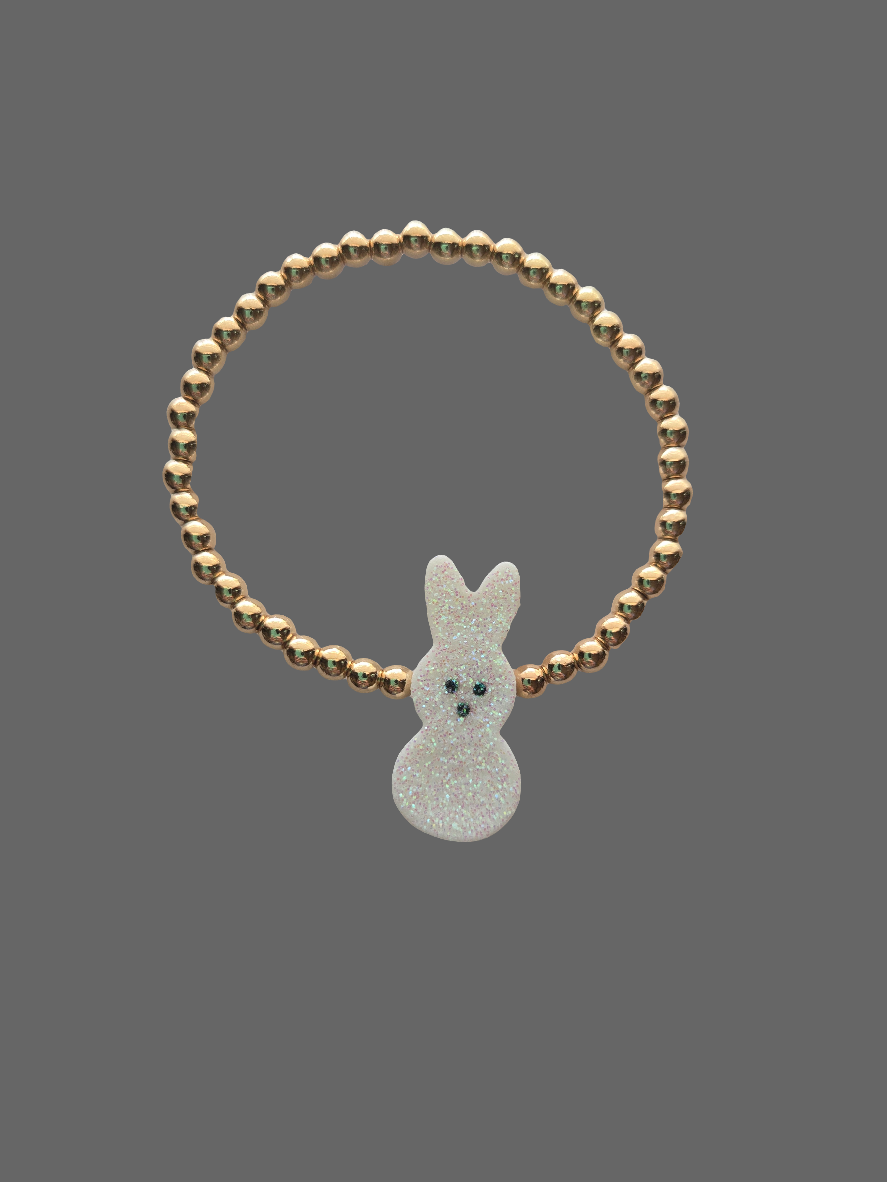 White Peeps Bracelet Style # 1282