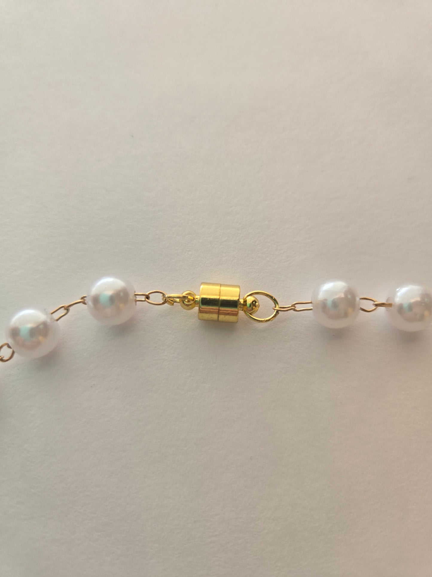 Easter Egg Pearl Necklace With Magnetic Closure Style # 1239