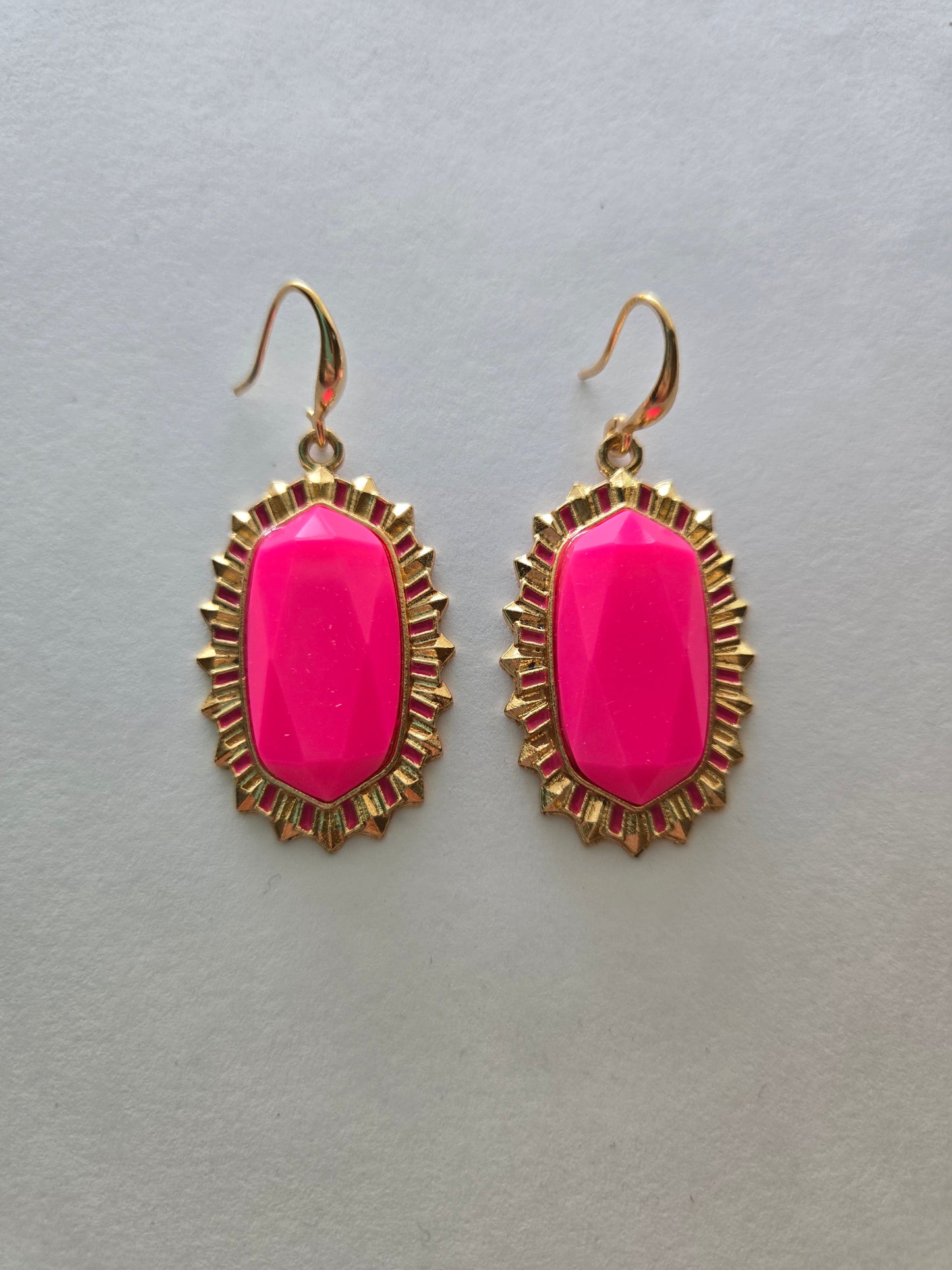 Neon Pink Earrings Style # 1265