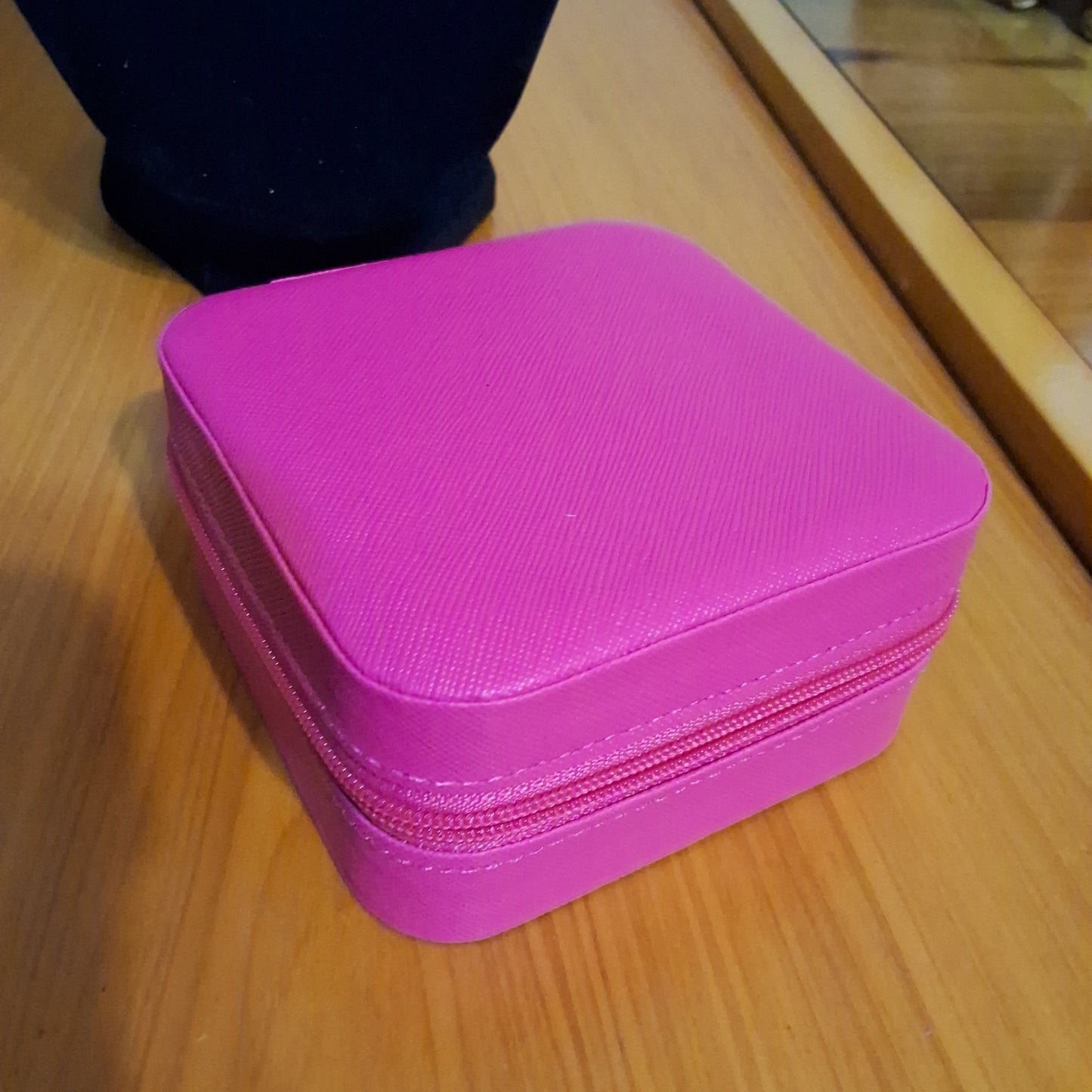 Hot Pink Travel Jewelry Box