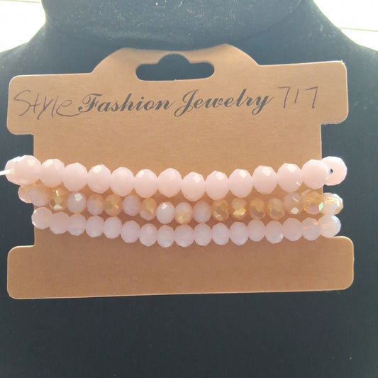 Pink Bracelet Set Style # 717