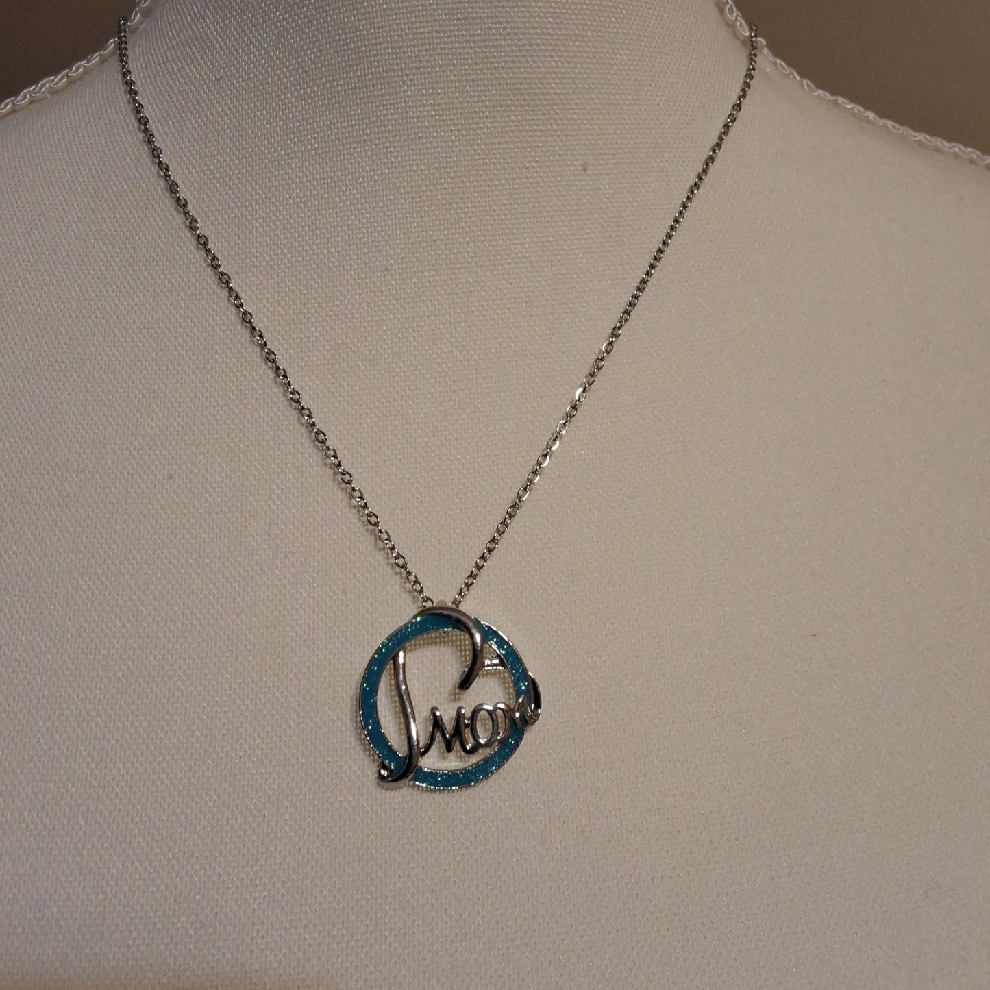 Blue Mom Necklace Style # 802