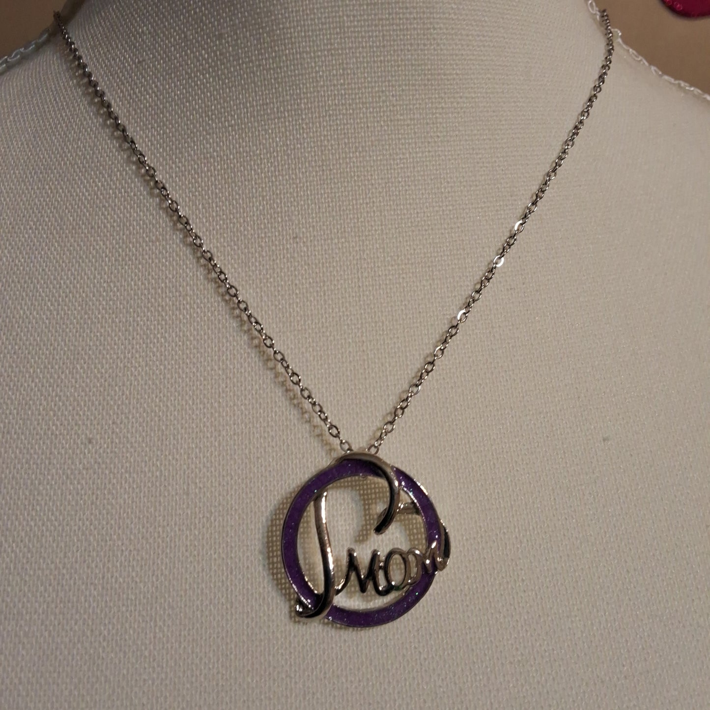 Purple Mom Necklace Style # 806