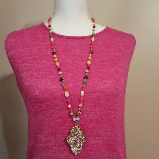 Multi-color Necklace Style # 564