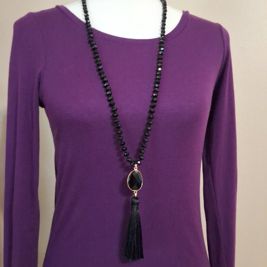 Black Necklace Style # 240