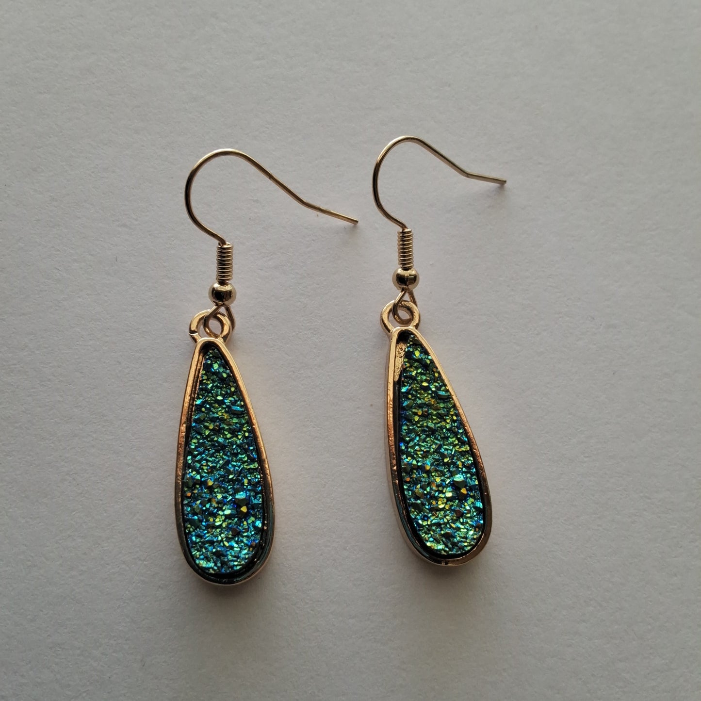 Green Earrings Style # 479