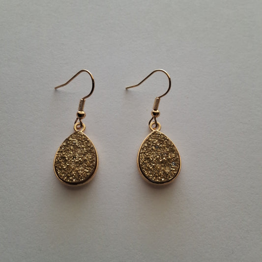 Gold Earrings Style # 493