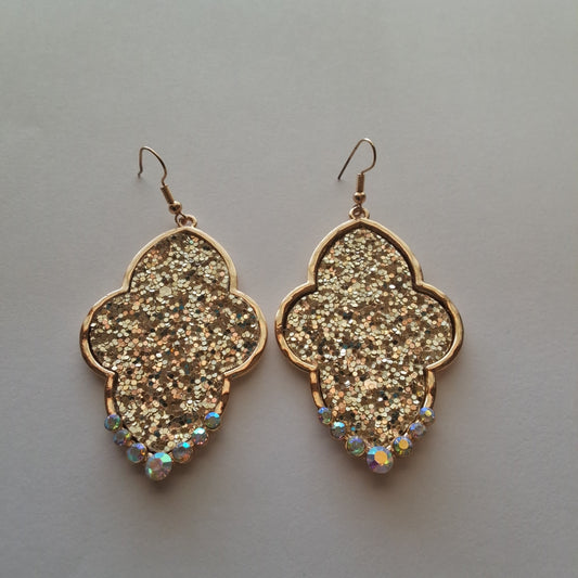 Gold Earrings Style # 594