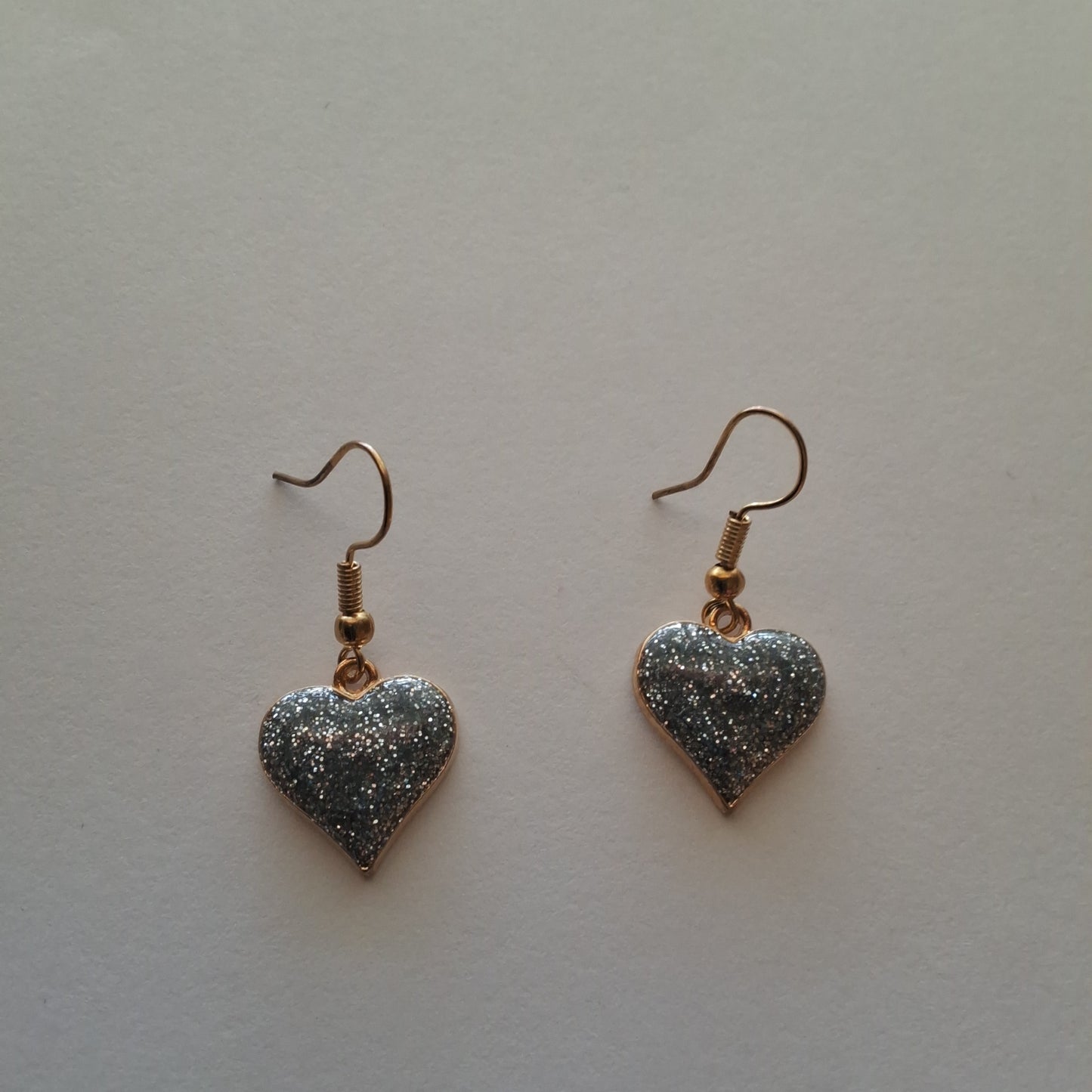 Silver Heart Earrings Style # 518