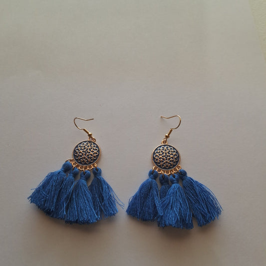 Blue Earrings Style # 152