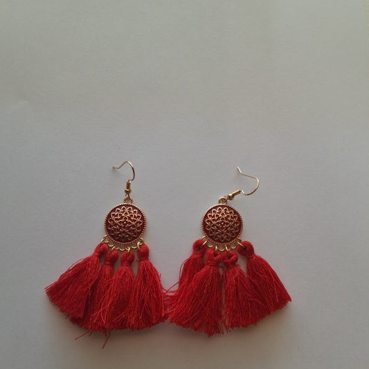 Red Earrings Style # 141