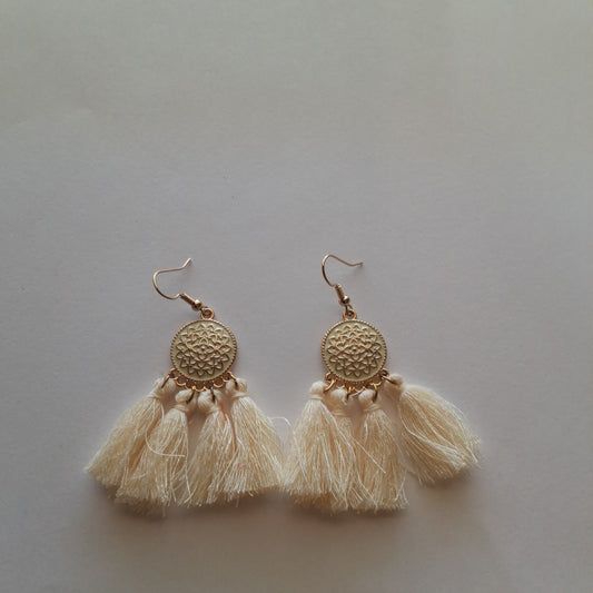 White Earrings Style # 151