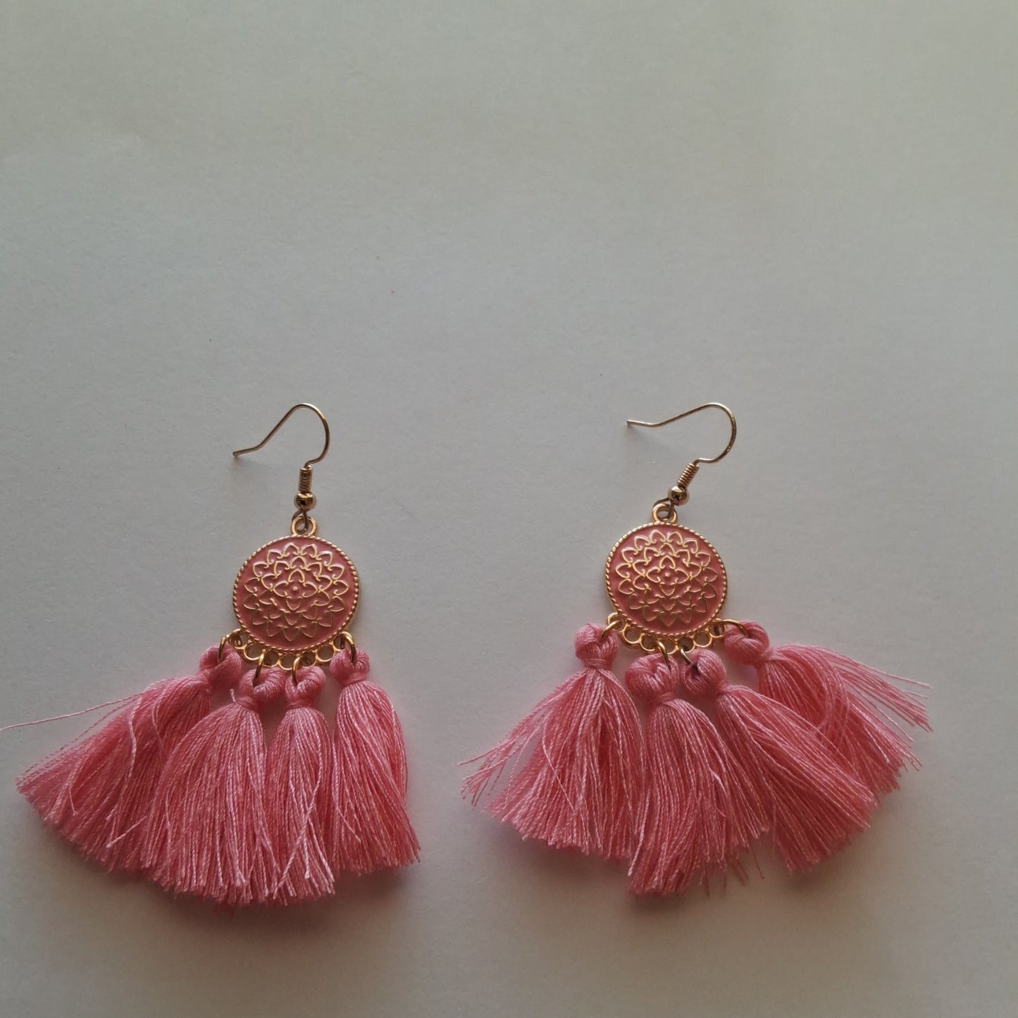 Pink Earrings Style #140