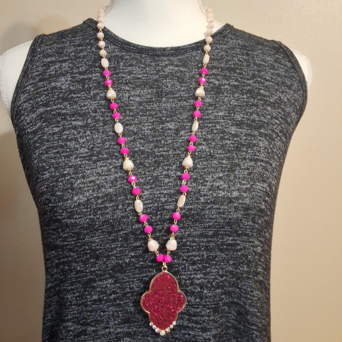 Pink Necklace Style # 824