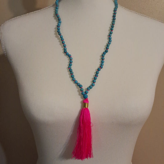 Kids Pink and Blue Necklace Style # 853