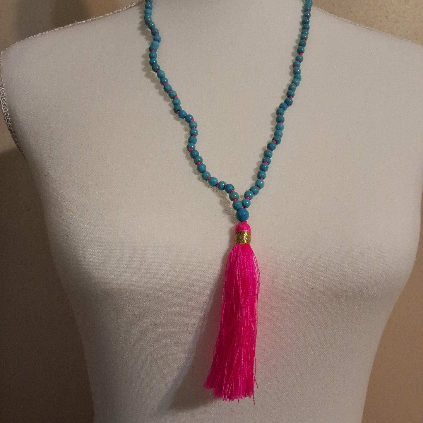 Kids Pink and Blue Necklace Style # 853