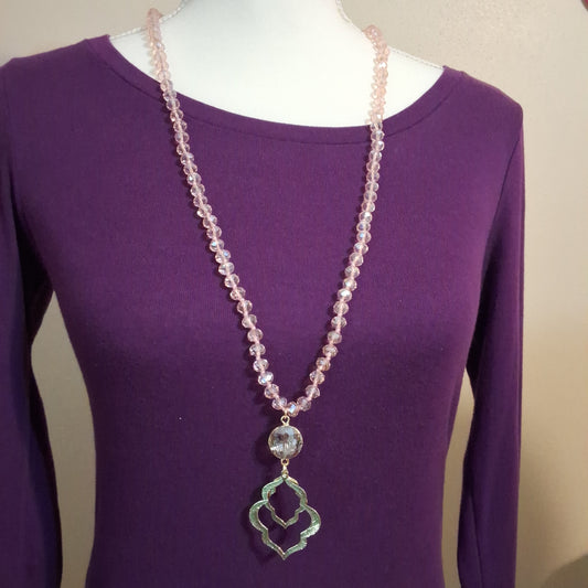 Light Pink Necklace Style # 910