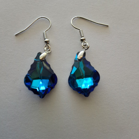 Blue Earrings Style # 916