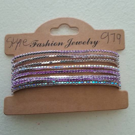 Purple Bracelet Set Style # 979