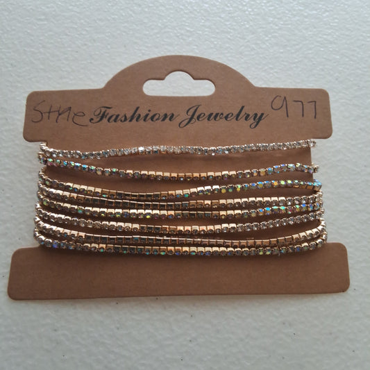 Iridescent Bracelet Set Style # 977