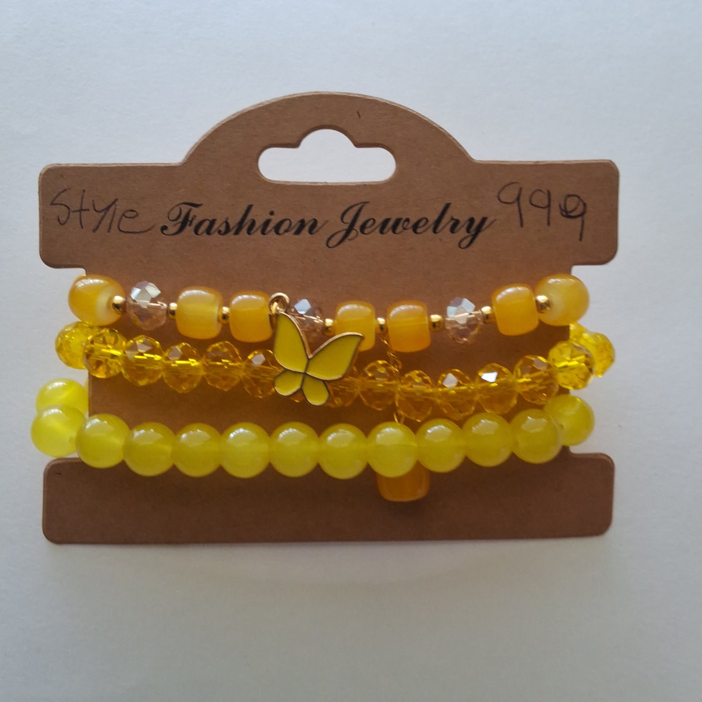 Yellow Bracelet Set Style # 999