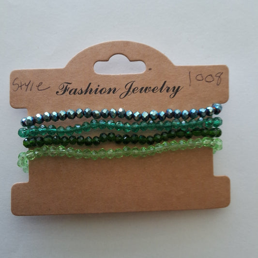 Green Bracelet Set Style # 1008