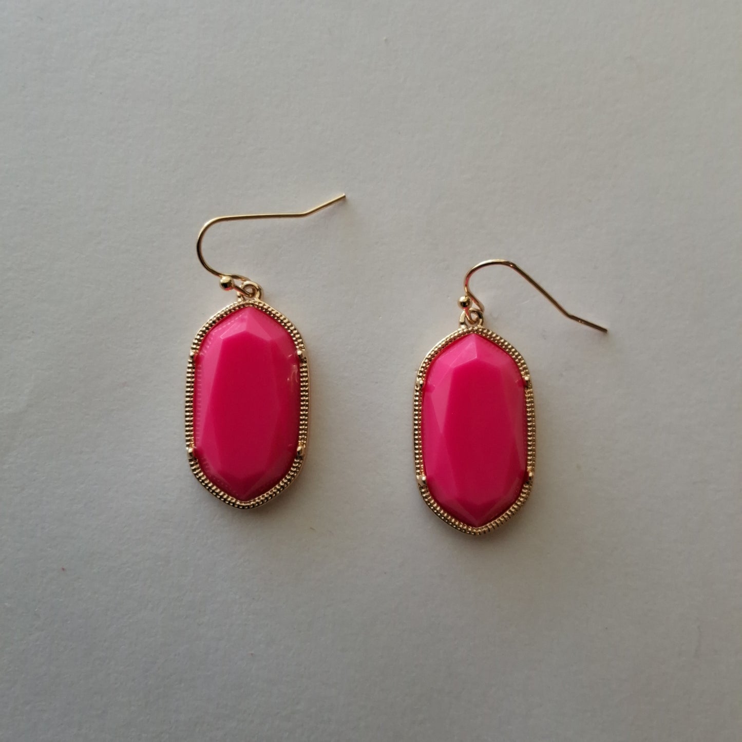 Hot Pink Earrings Style # 1016