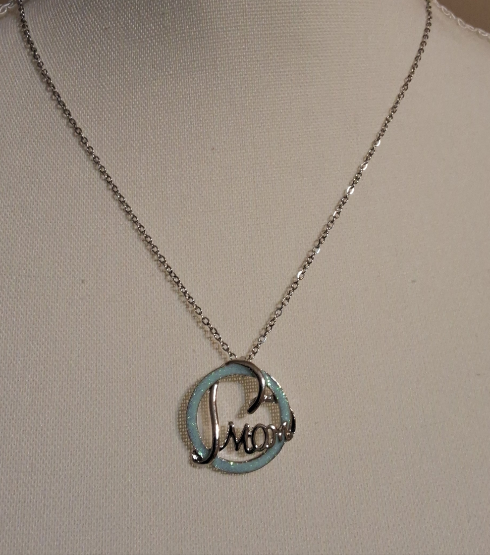 Teal Mom Necklace Style # 800