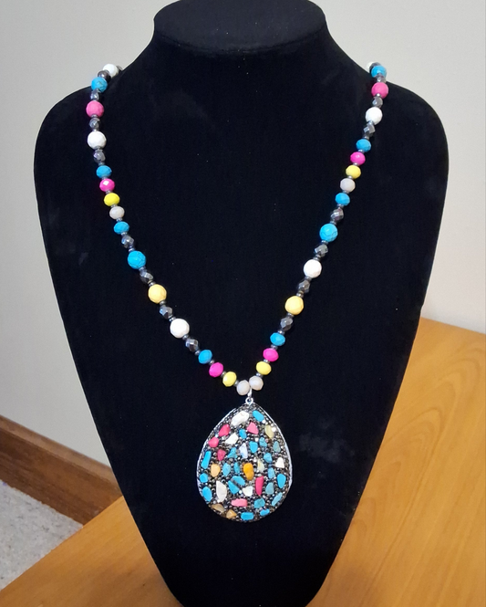 Multi-color Necklace Style # 325