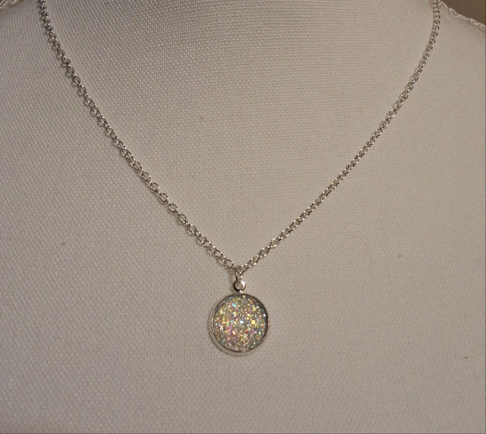 Round Charm Necklace Style # 451