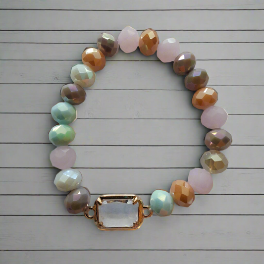 Multi-color Charm Bracelet Style # 677