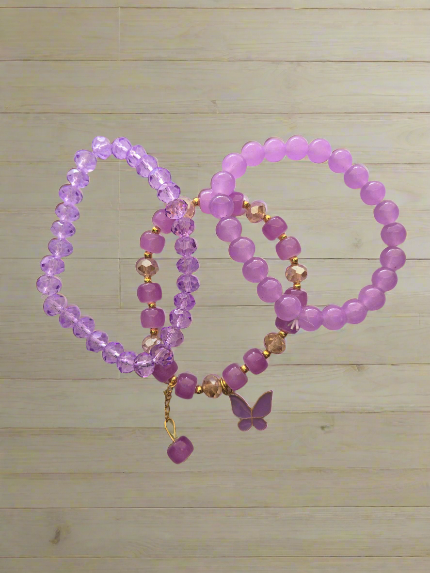 Purple Bracelet Set Style # 995