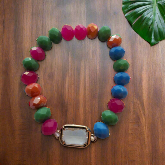 Multi-color Charm Bracelet Style # 688
