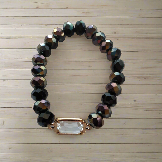 Black Charm Bracelet Style # 685