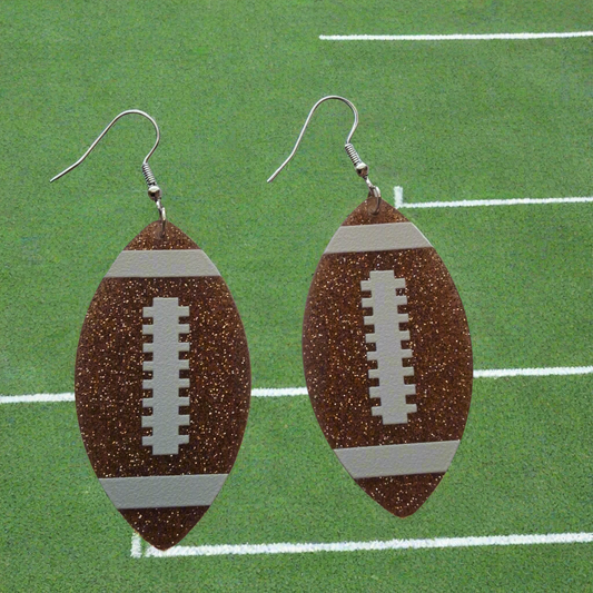 Football Earrings Style # 596