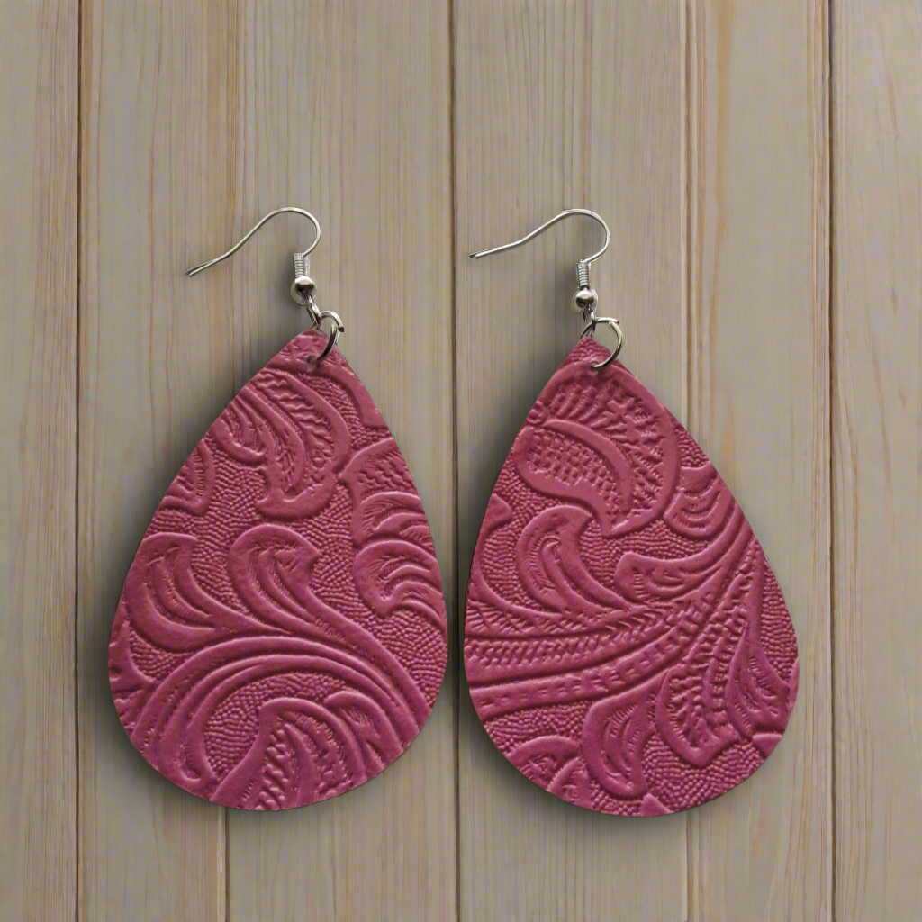 Pink Earrings Style # 548