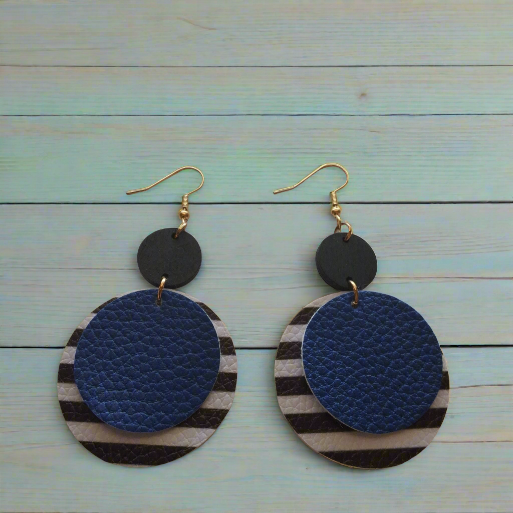 Blue Earrings Style # 504