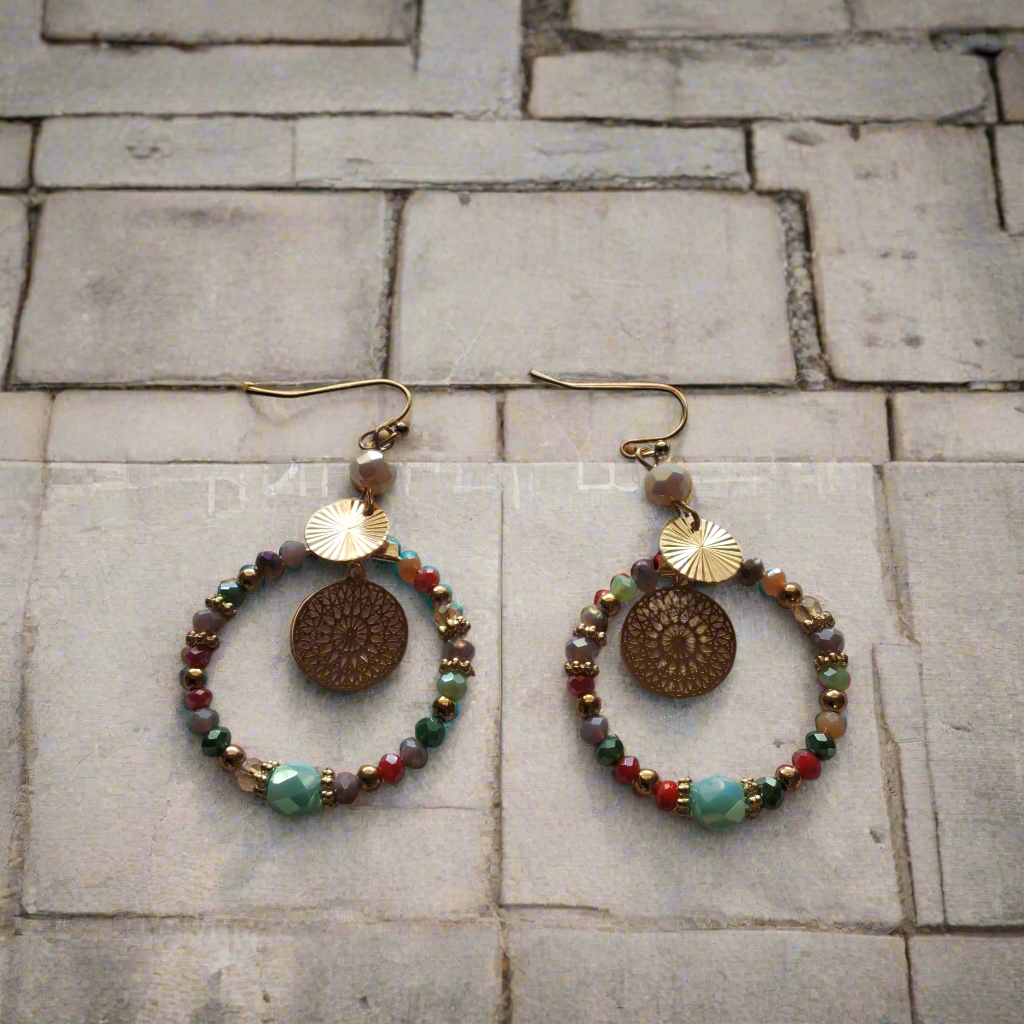 Multi-color Earrings Style # 512