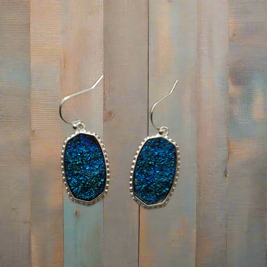 Blue Earrings Style # 603