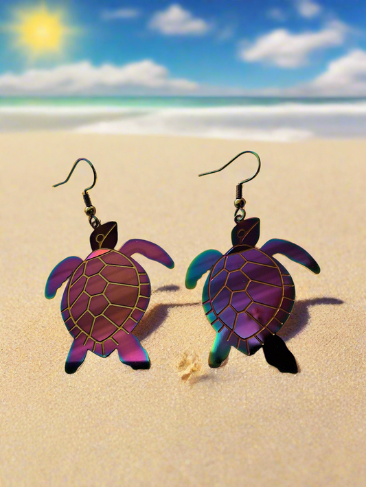 Sea Turtle Earrings Style # 1121