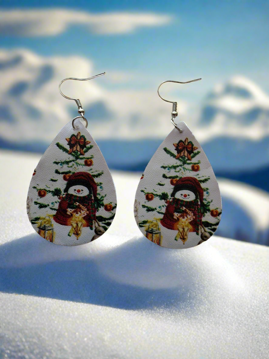 Snowman Earrings Style # 1080