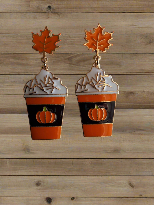 Pumpkin Earrings Style # 1151