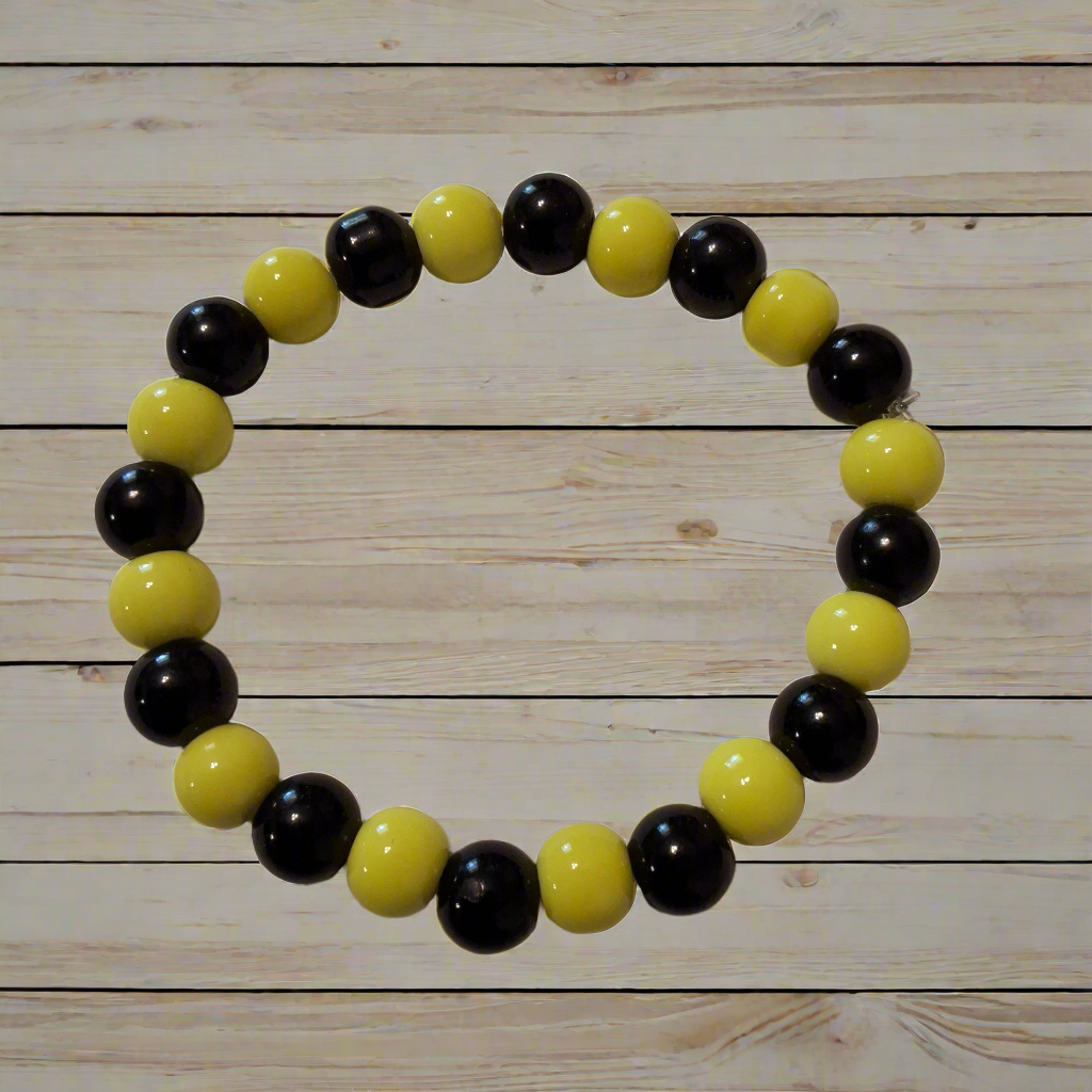 Kids Yellow and Black Bracelet Style #426