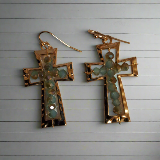 Cross Earrings Style # 508