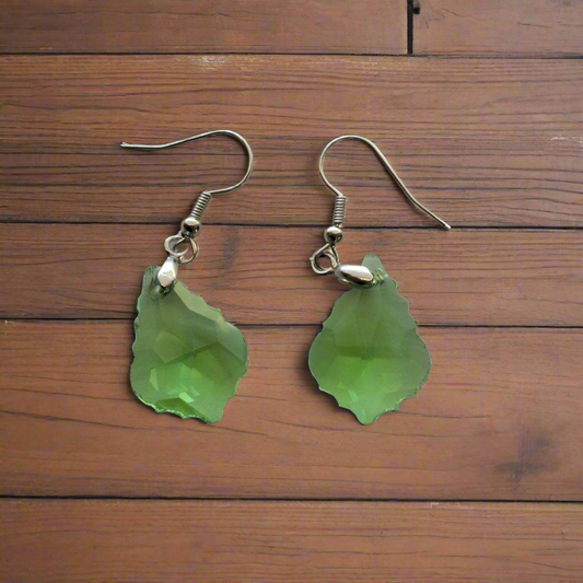 Green Earrings Style # 915