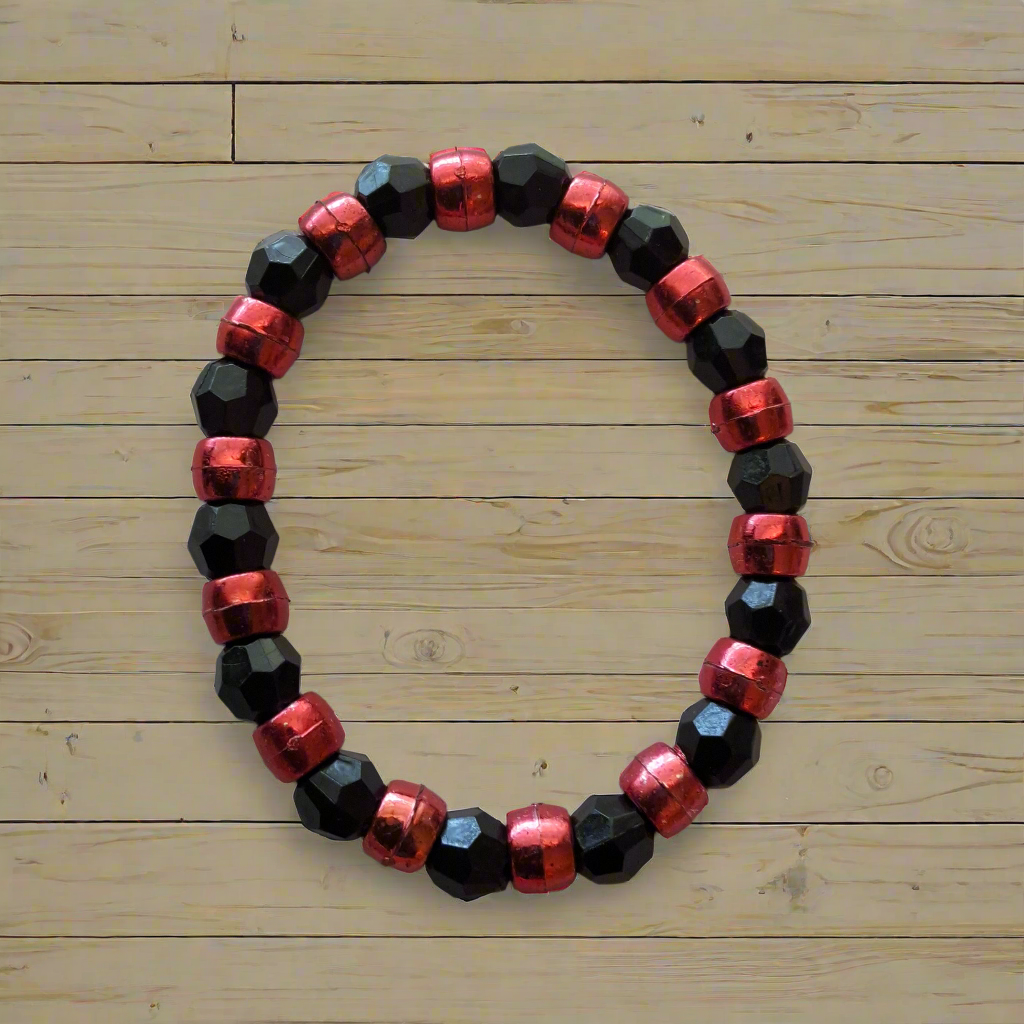 Red and Black Bracelet Style # 11